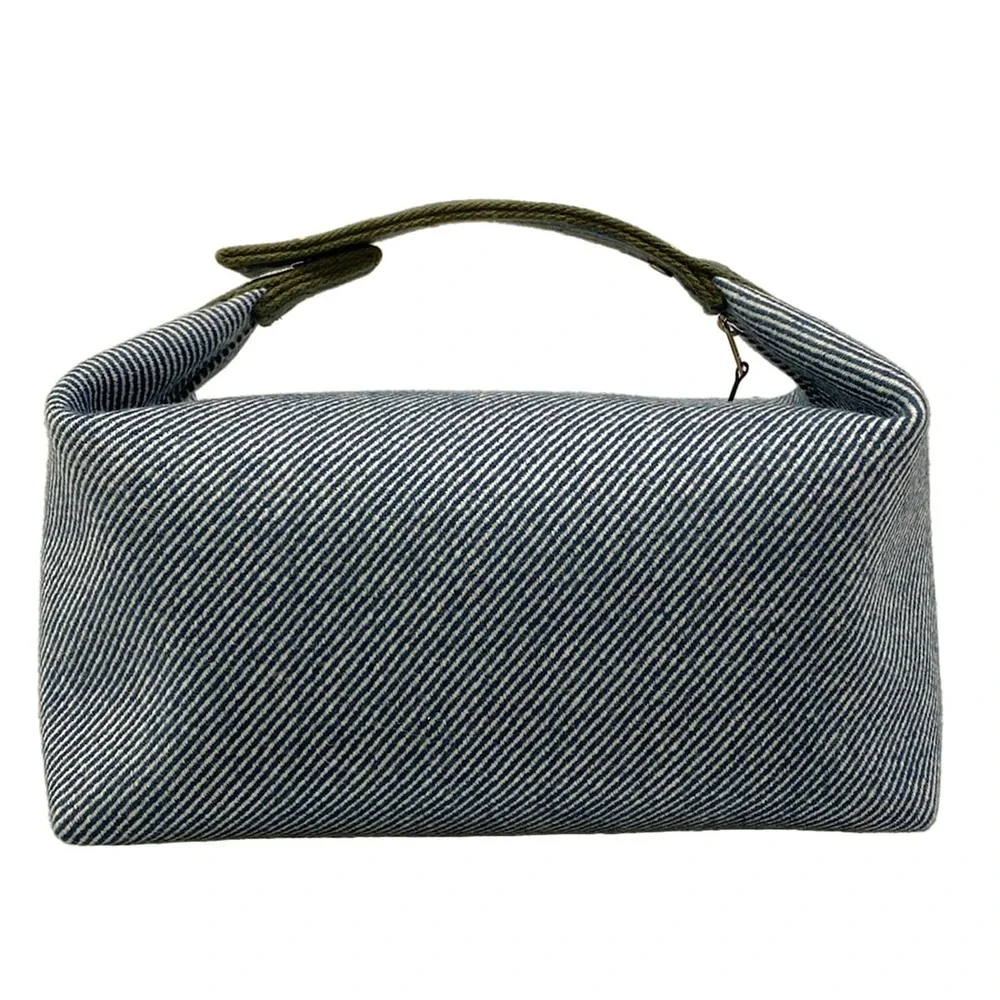 Hermès Bride a Brac GM Handbag Navy Khaki